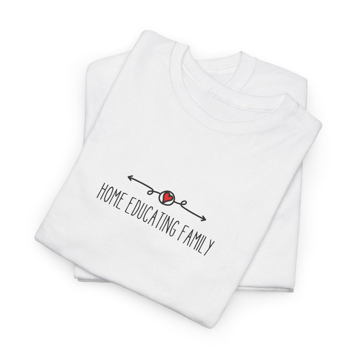 Unisex Heavy Cotton T-shirt - Home Educating Family - Thsirt For Home Educating Parents - Home Education