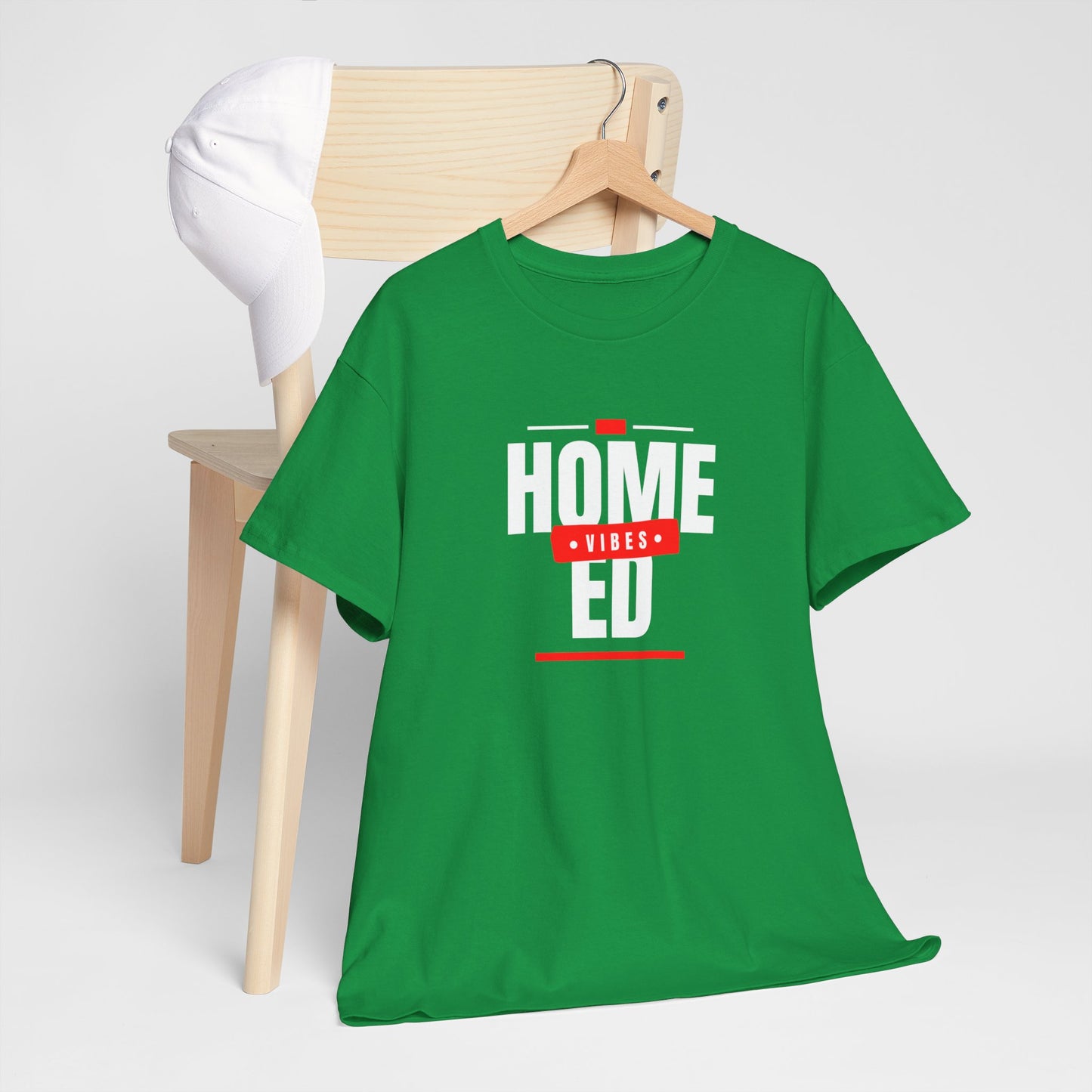 Unisex Heavy Cotton T-shirt - Home Ed Vibes - Tshirt For Home Educating Parents - Home Education Fashion