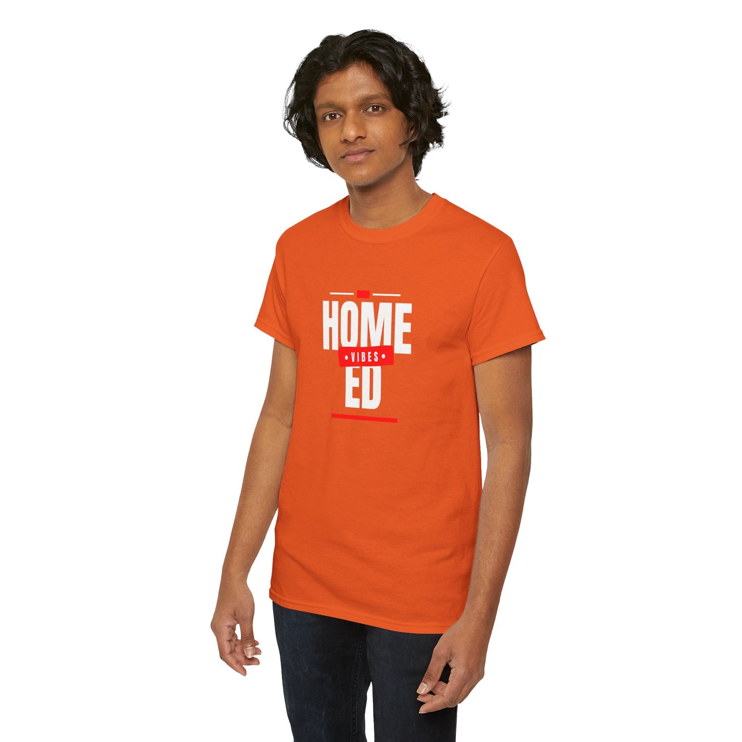 Unisex Heavy Cotton T-shirt - Home Ed Vibes - Tshirt For Home Educating Parents - Home Education Fashion