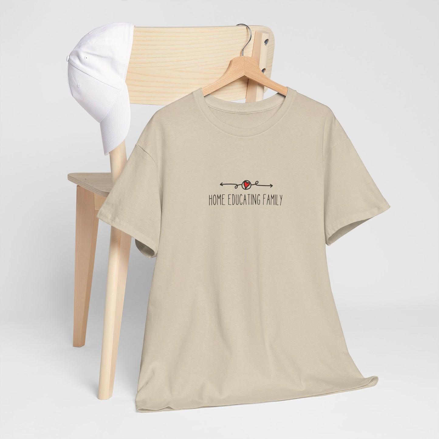 Unisex Heavy Cotton T-shirt - Home Educating Family - Thsirt For Home Educating Parents - Home Education