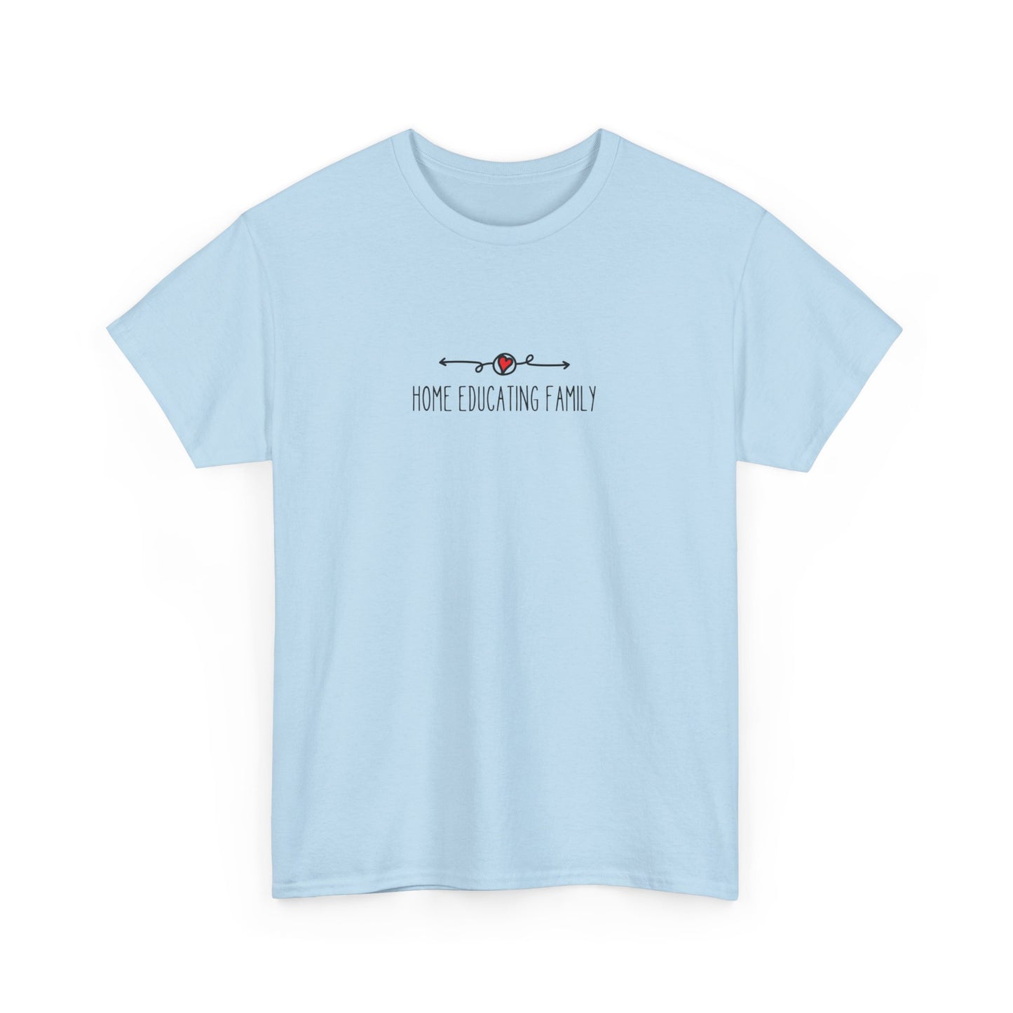 Unisex Heavy Cotton T-shirt - Home Educating Family - Thsirt For Home Educating Parents - Home Education