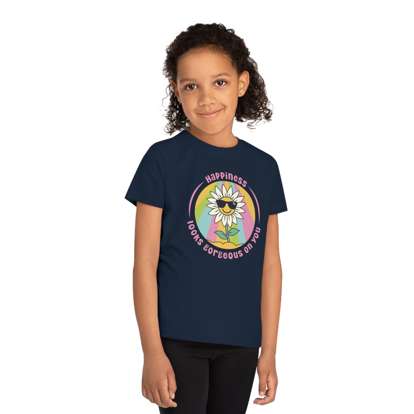 Kids' Eco Friendly T-Shirt - Happiness looks gorgeous on you