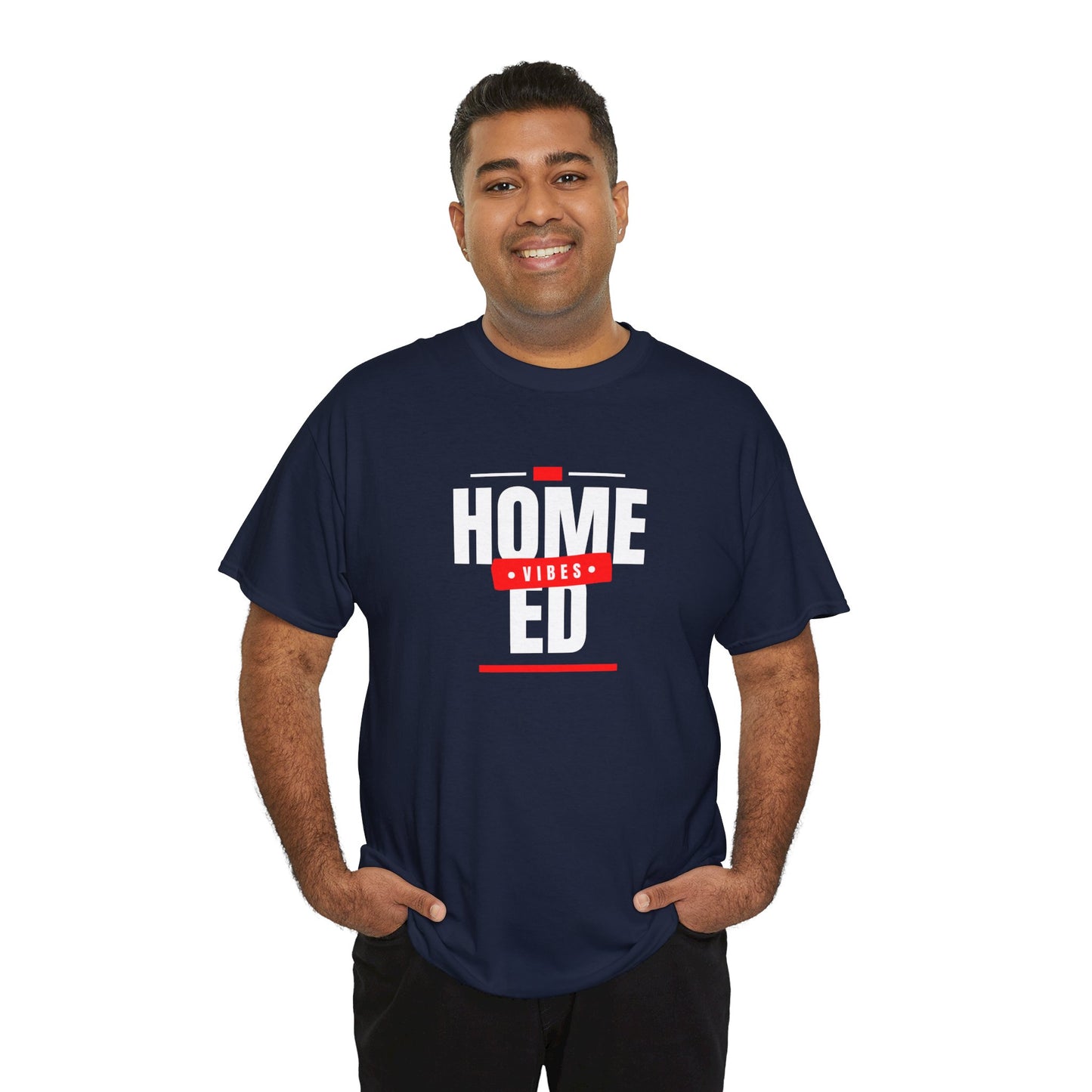 Unisex Heavy Cotton T-shirt - Home Ed Vibes - Tshirt For Home Educating Parents - Home Education Fashion