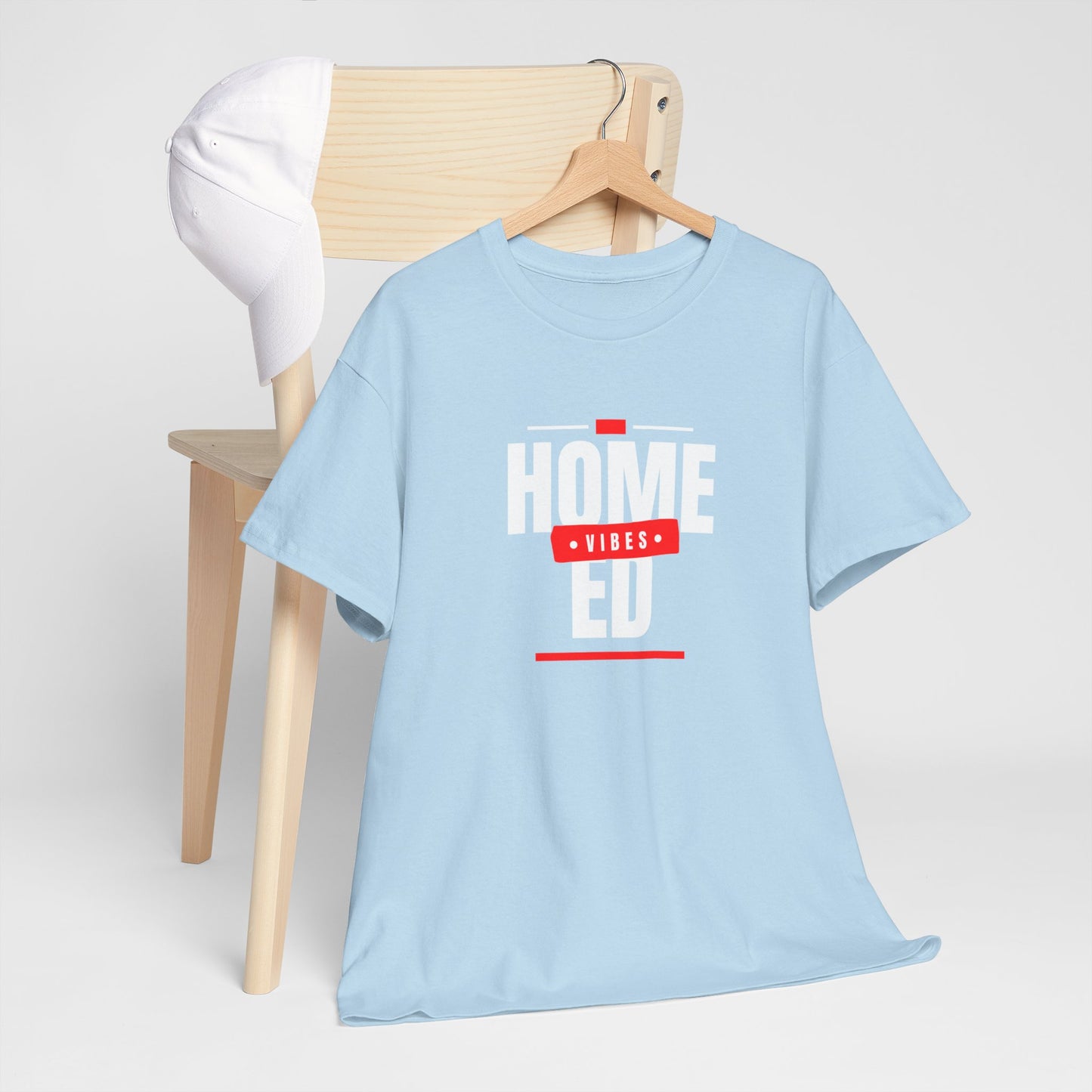 Unisex Heavy Cotton T-shirt - Home Ed Vibes - Tshirt For Home Educating Parents - Home Education Fashion