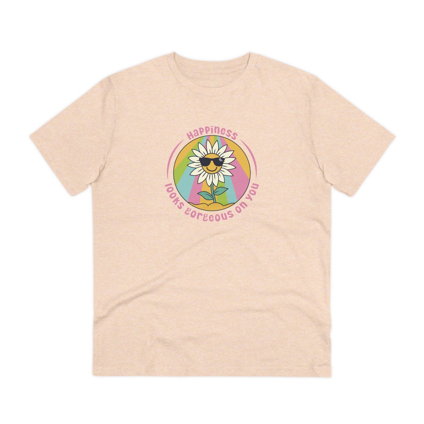 Unisex Organic T-shirt - Happiness looks gorgeous on you