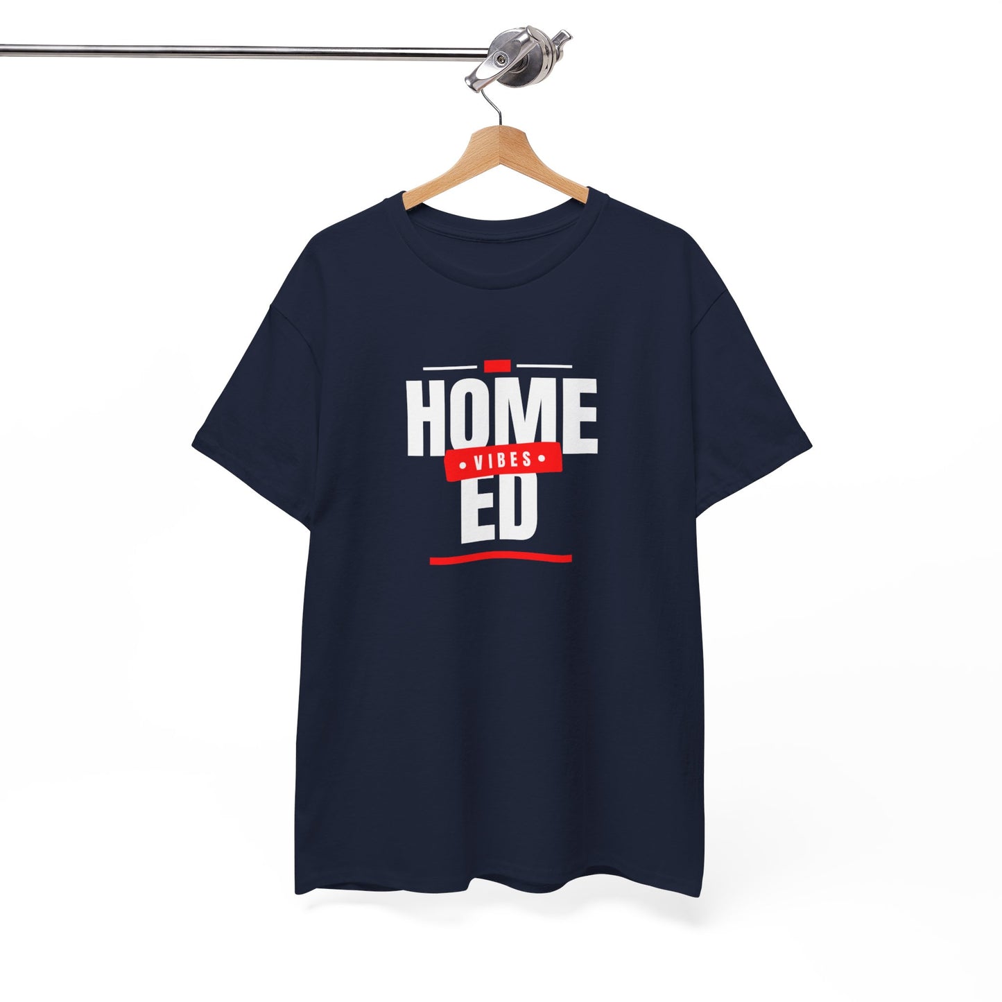 Unisex Heavy Cotton T-shirt - Home Ed Vibes - Tshirt For Home Educating Parents - Home Education Fashion