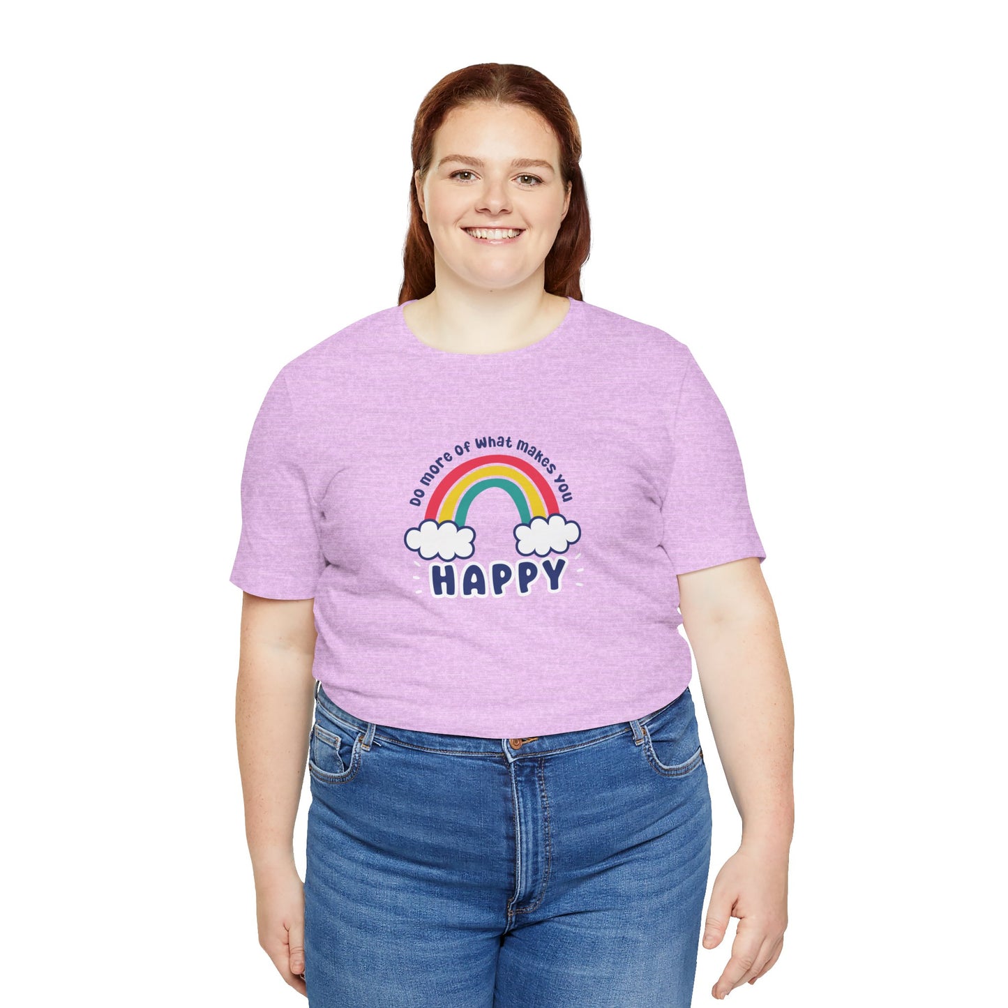 Unisex Jersey Short Sleeve Tee - Do more of what makes you happy