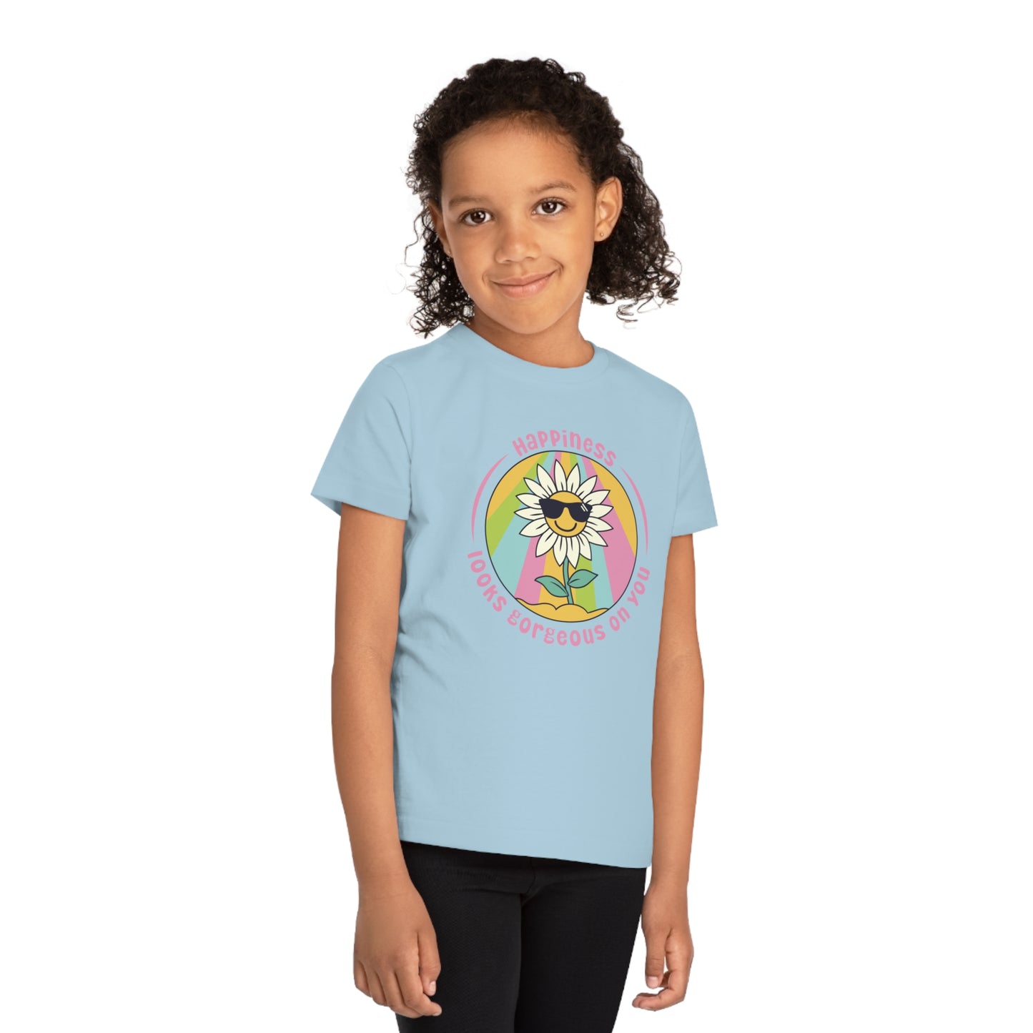 Kids' Eco Friendly T-Shirt - Happiness looks gorgeous on you