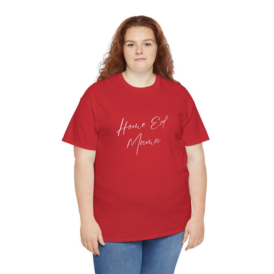 Women's Heavy Cotton T-shirt - Home Ed Mama - T-shirt For Home Educating Moms - Home Educating