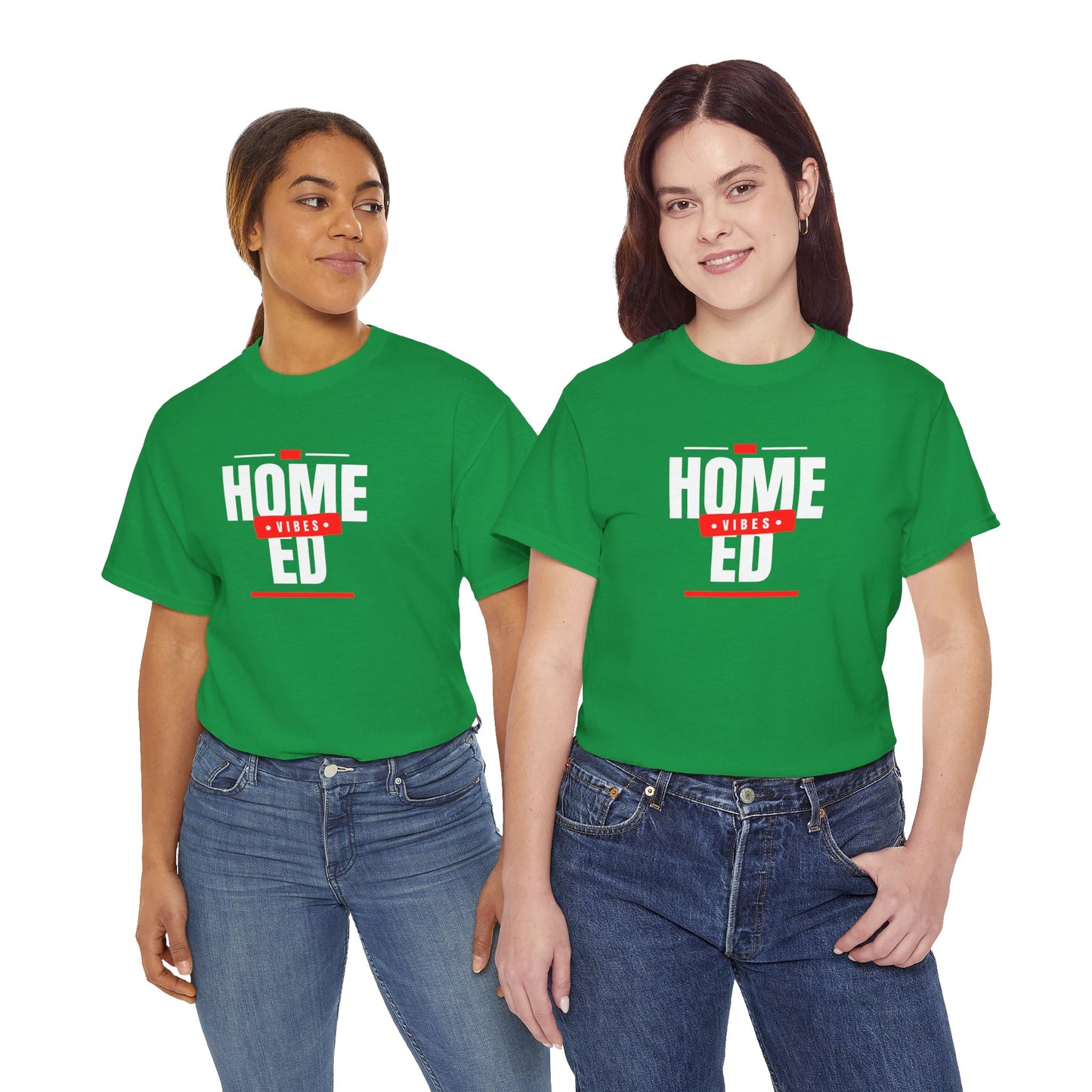 Unisex Heavy Cotton T-shirt - Home Ed Vibes - Tshirt For Home Educating Parents - Home Education Fashion