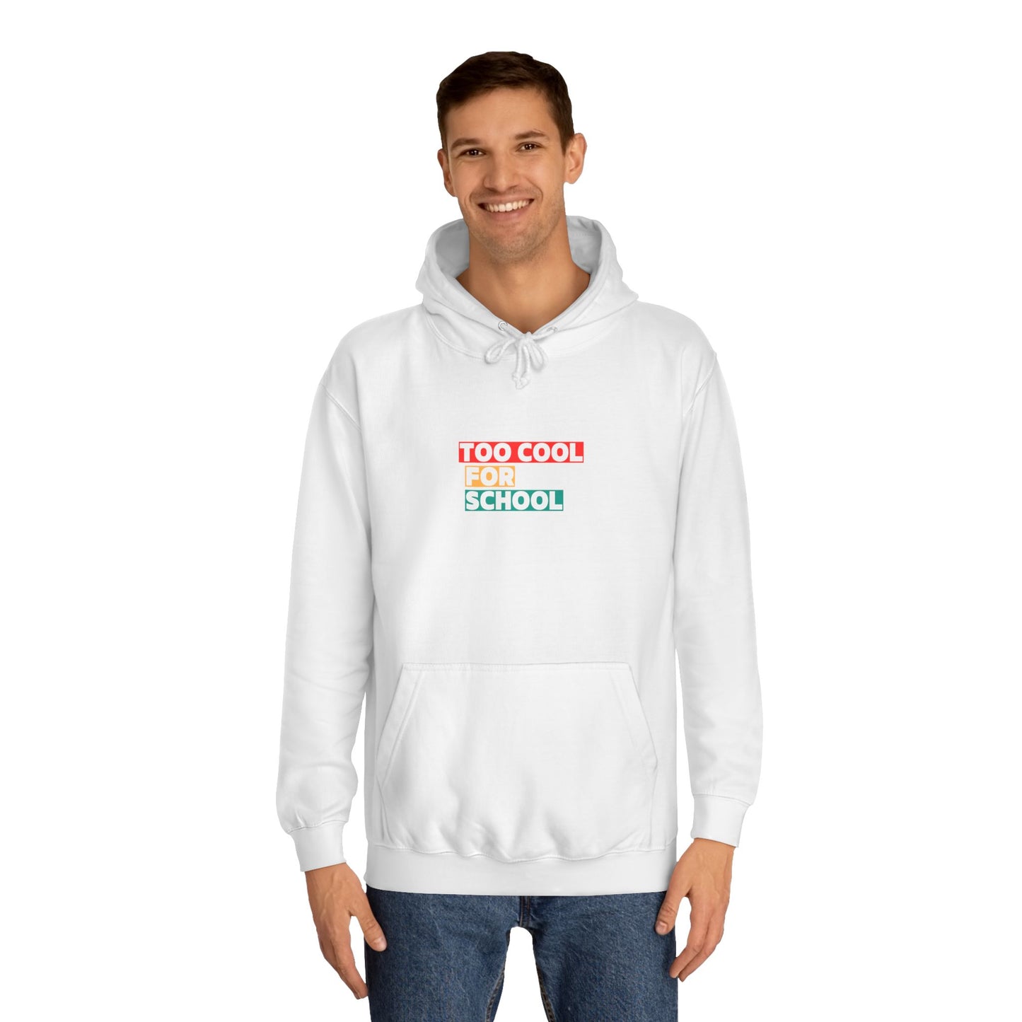Unisex Teens Too Cool For School Hoodie, Unisex Hoodie, Trendy hoodie, Gift for Home Educated Kids, Home educating Students Hoodie