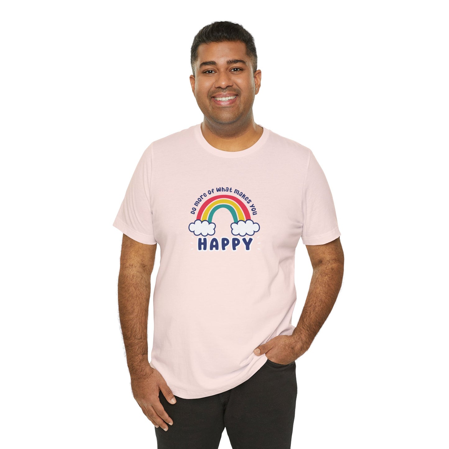 Unisex Jersey Short Sleeve Tee - Do more of what makes you happy