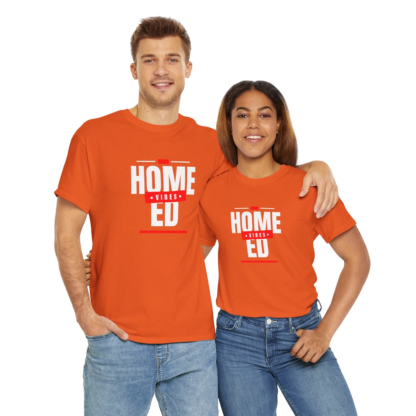 Unisex Heavy Cotton T-shirt - Home Ed Vibes - Tshirt For Home Educating Parents - Home Education Fashion