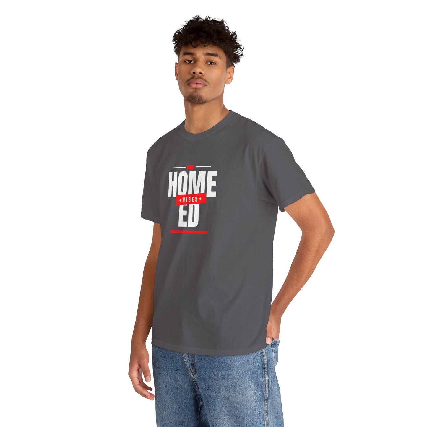 Unisex Heavy Cotton T-shirt - Home Ed Vibes - Tshirt For Home Educating Parents - Home Education Fashion